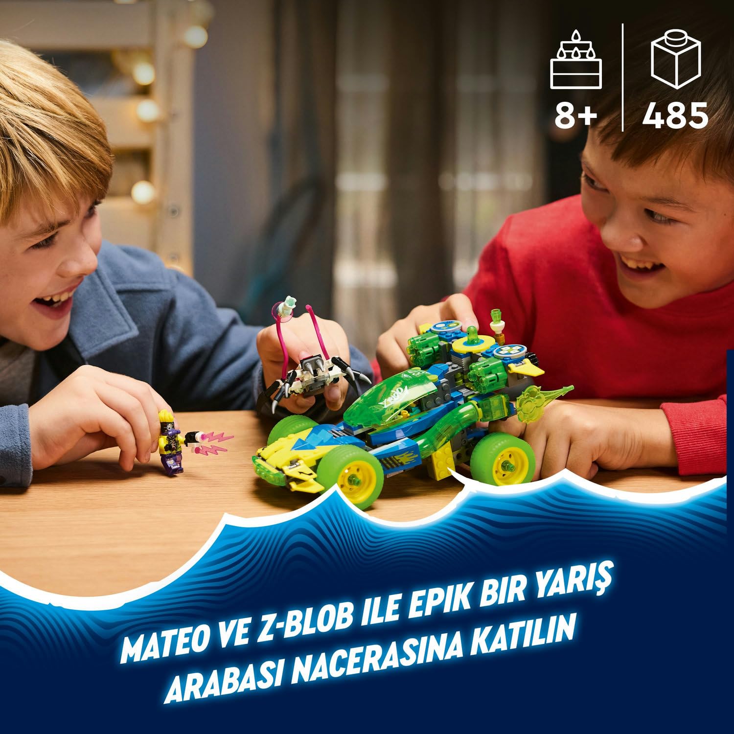 LEGO DREAMZzz Mateo ve Z-Blob Aksiyon Yarış Arabası 71491-8 Yaş ve